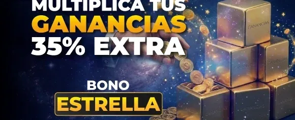 Bono de Bienvenida Estrella 🌟 promotion